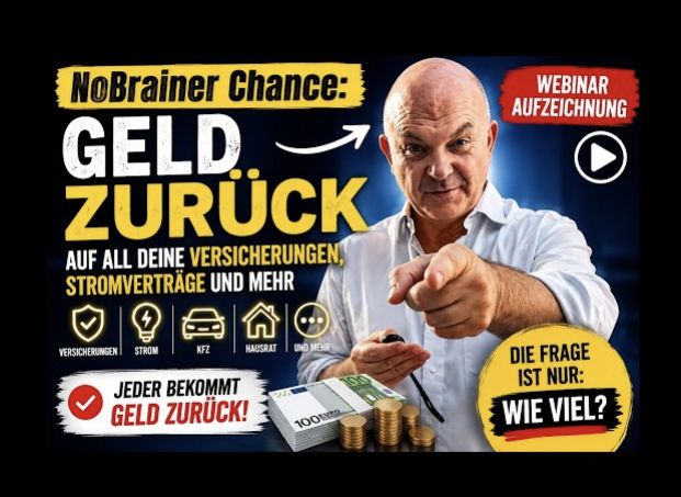 Webinar-Aufzeichnung: Geld zurück auf Versicherungen, Stromverträge und mehr